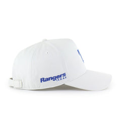 Texas Rangers Foundational Pinch Offside Adjustable Hat - White | 47 brand