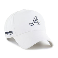 Atlanta Braves Foundational Pinch Offside Adjustable Hat - White | 47 brand