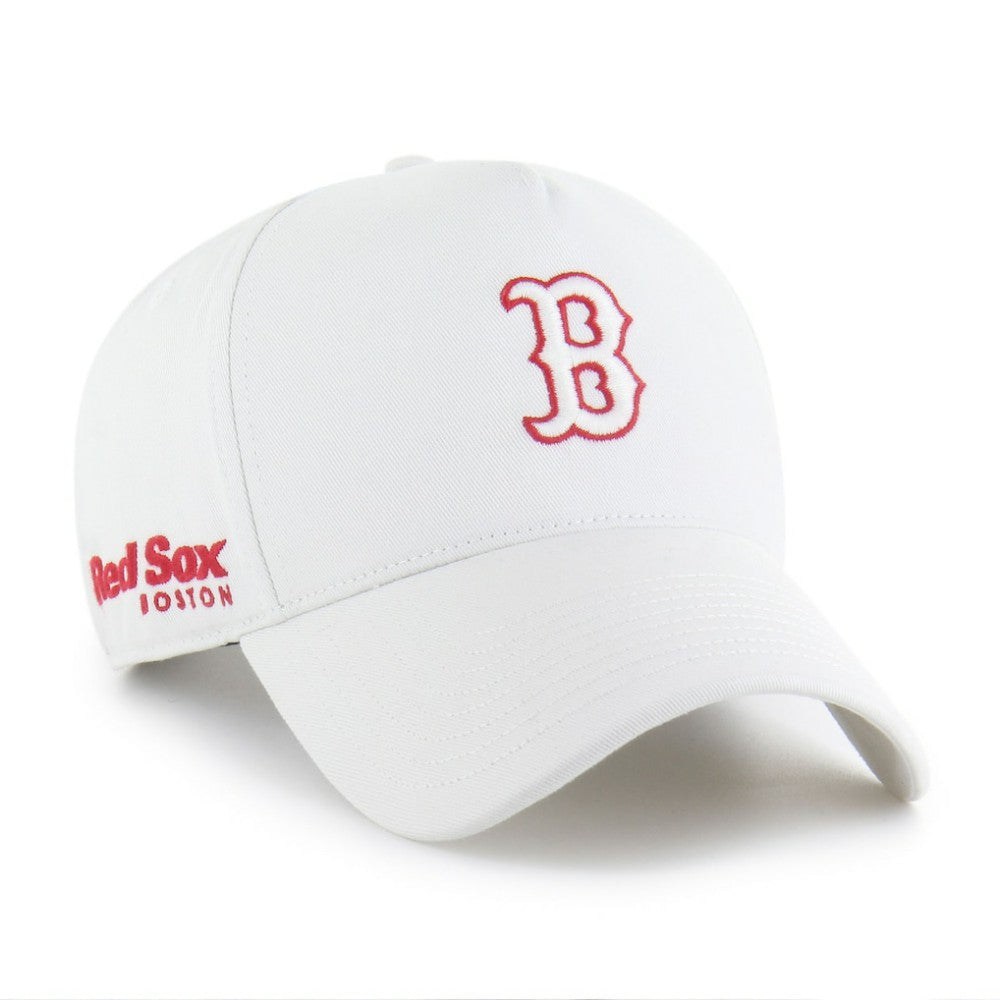 Boston Red Sox Foundational Pinch Offside Adjustable Hat - White | 47 brand