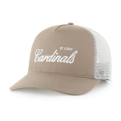 St. Louis Cardinals Foundational Mesh Hitch Adjustable Hat - Brown | 47 brand