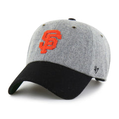 San Francisco Giants Golden Age Wool Clean Up Adjustable Hat - Gray/Black | 47 brand