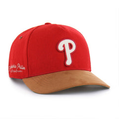 Philadelphia Phillies Gold Age Wool Hitch Adjustable Hat - Red | 47 brand