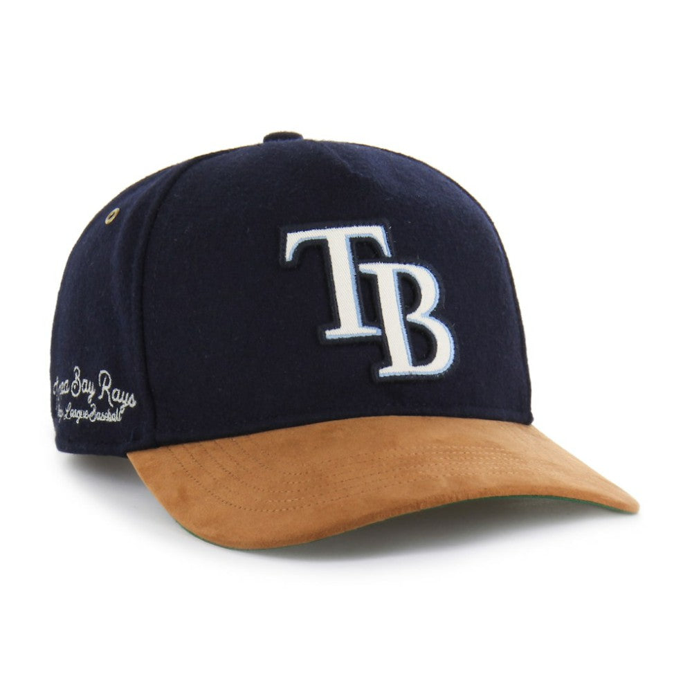 Tampa Bay Rays Gold Age Wool Hitch Adjustable Hat - Navy | 47 brand
