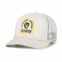 Milwaukee Brewers Gravestone Adjustable Trucker Hat - Cream | 47 brand