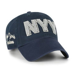 New York Yankees Women's Zoey Clean Up Adjustable Hat - Navy | 47 brand