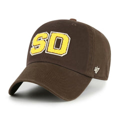 San Diego Padres Women's Zoey Clean Up Adjustable Hat - Brown | 47 brand