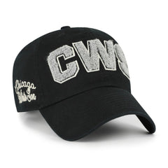 Chicago White Sox Women's Zoey Clean Up Adjustable Hat - Black | 47 brand