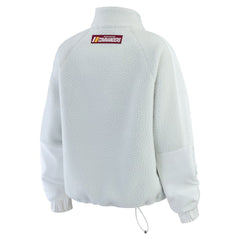 NFL Washington Commanders WEAR by Erin Andrews Women's Polar Fleece Half-Zip Jacket
