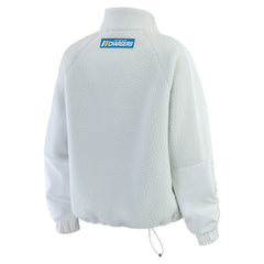 NFL Los Angeles Chargers WEAR by Erin Andrews Women's Polar Fleece Half-Zip Jacket