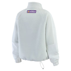 NFL Minnesota Vikings WEAR by Erin Andrews Women's Polar Fleece Half-Zip Jacket