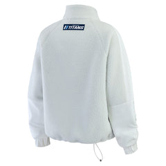 NFL Tennessee Titans WEAR by Erin Andrews Women's Polar Fleece Half-Zip Jacket