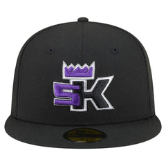 Sacramento Kings Deceptor 59FIFTY Fitted Hat - Black | New Era outlet