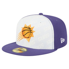 Phoenix Suns Repeat 59Fifty Fitted Hat - White/Purple | New Era discount