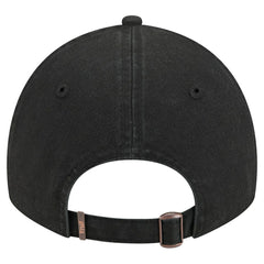 Chicago Bulls Stamp Fabric Applique 9TWENTY Adjustable Hat - Black | New Era sale