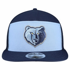 Memphis Grizzlies Outdoor Split Panel 9FIFTY Snapback Hat - Light Blue/Navy | New Era on sale