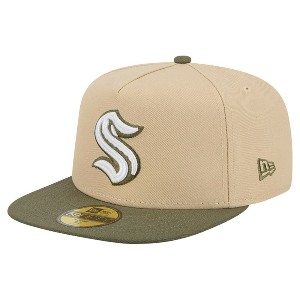 Seattle Kraken New Era Color Pack Two-Tone 59FIFTY A-Frame Fitted Hat