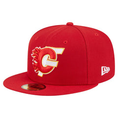 Calgary Flames New Era Deceptor 59FIFTY Fitted Hat
