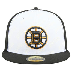 Boston Bruins New Era Repeat Two-Tone 59FIFTY Fitted Hat