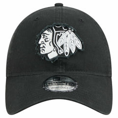 Chicago Blackhawks New Era Stamp Fabric Applique 9TWENTY Adjustable Hat