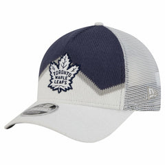 Toronto Maple Leafs New Era Hockey Sock 9FORTY A-Frame M-Crown Adjustable Trucker Hat