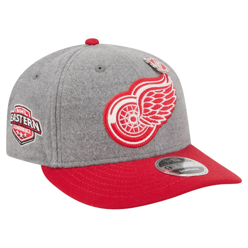 Detroit Red Wings New Era Wool Pin Low Profile 9FIFTY Snapback Hat