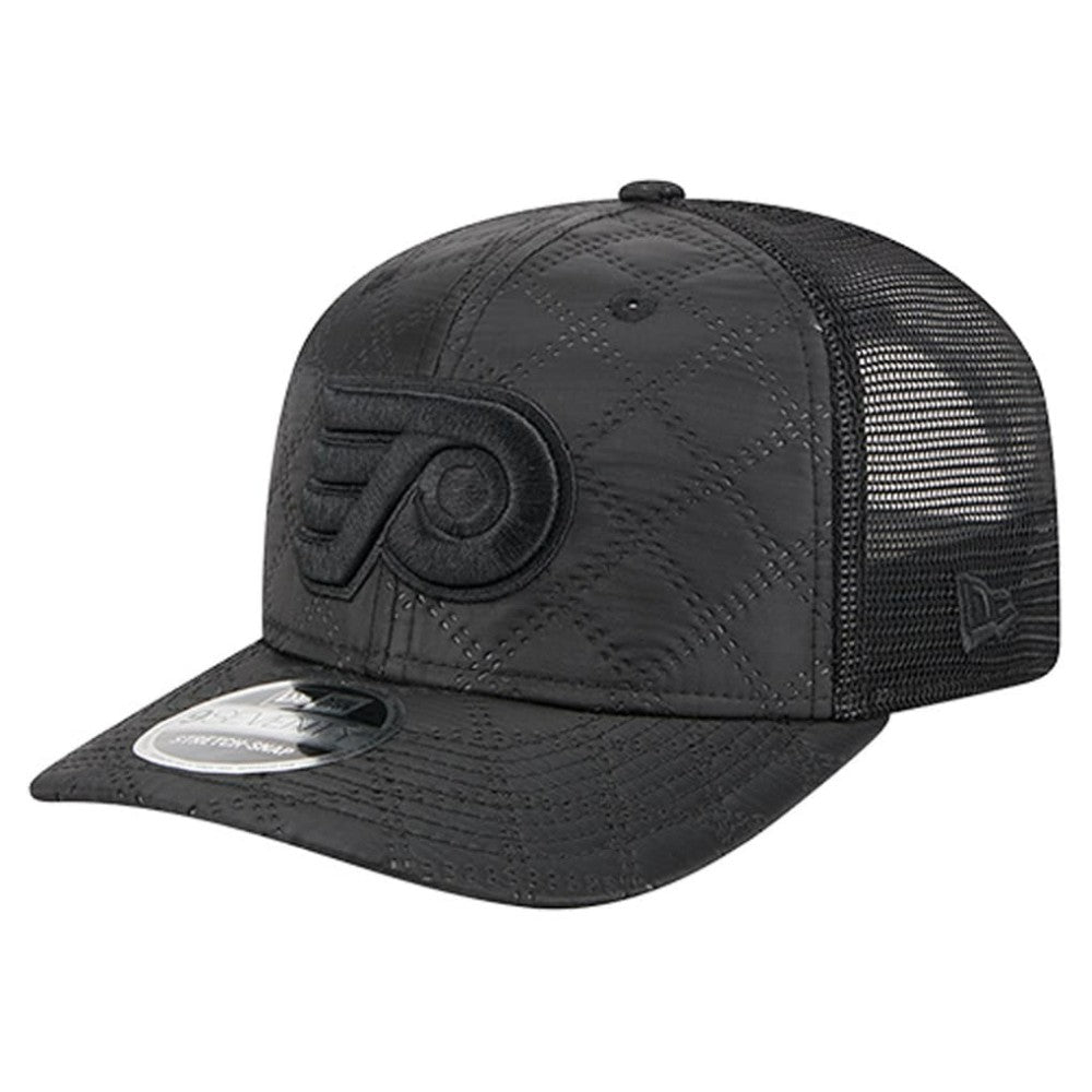 Philadelphia Flyers New Era Quilted Nylon 9SEVENTY Adjustable Trucker Hat