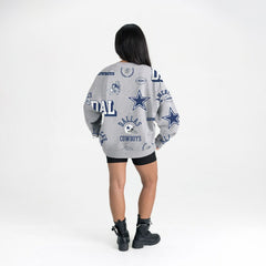 NFL Dallas Cowboys Gameday Couture Women's Always On Repeat Fleece Sweatshirt