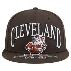 NFL Cleveland Browns Throwback Oversized 59FIFTY Fitted Hat