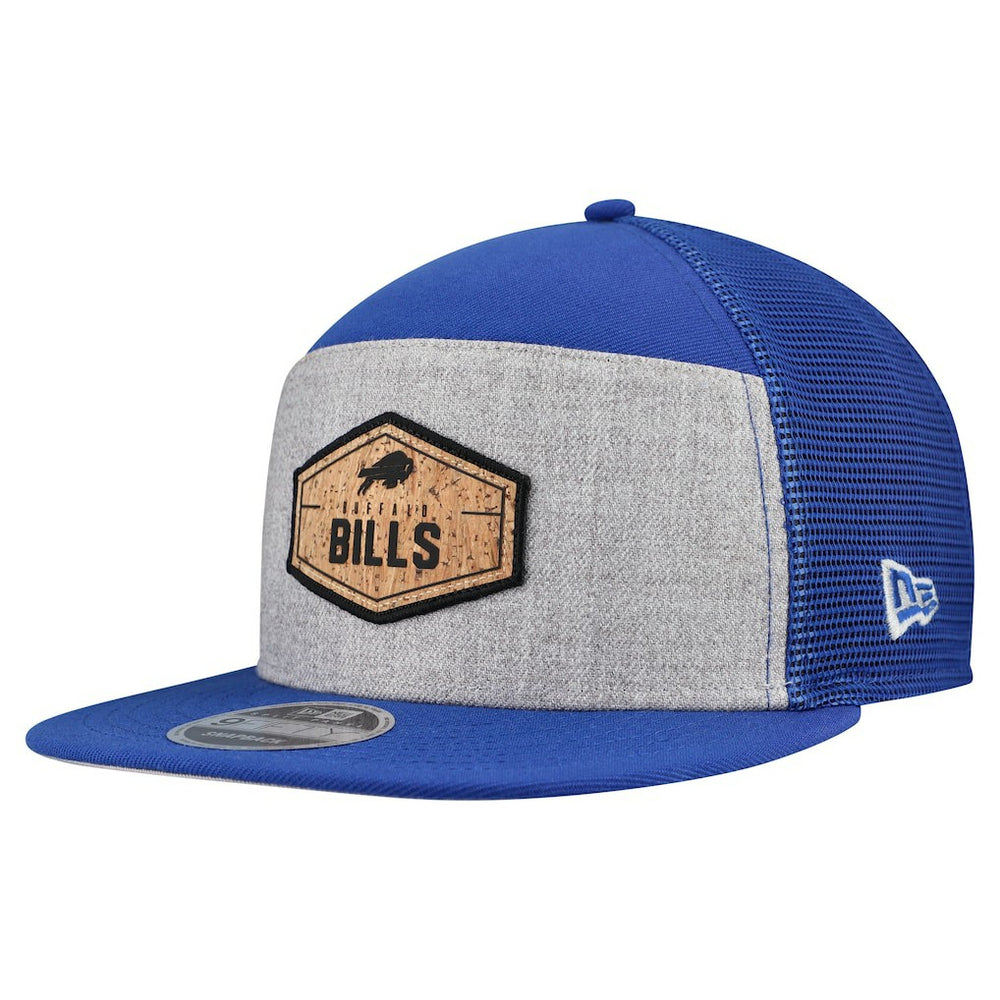 NFL Buffalo Bills Cork Split Panel 9FIFTY Trucker Snapback Hat