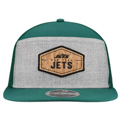 NFL New York Jets Cork Split Panel 9FIFTY Trucker Snapback Hat