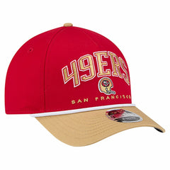 NFL San Francisco 49ers Throwback Arch COOLERA 9FORTY A-Frame M-Crown Adjustable Hat