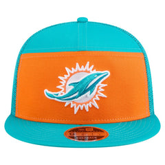 NFL Miami Dolphins Outdoor Split Panel 9FIFTY Snapback Hat