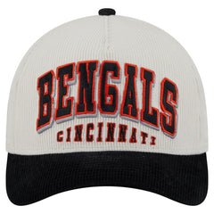 NFL Cincinnati Bengals Head Two-Tone Sided Corduroy 9FORTY A-Frame Adjustable Hat