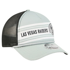 NFL Las Vegas Raiders Linear A-Frame 9FORTY Adjustable Hat