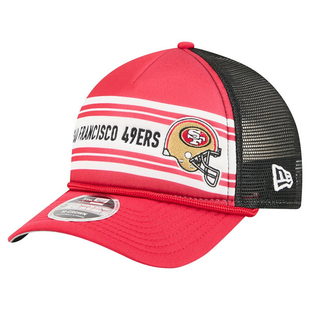 NFL San Francisco 49ers Linear A-Frame 9FORTY Adjustable Hat