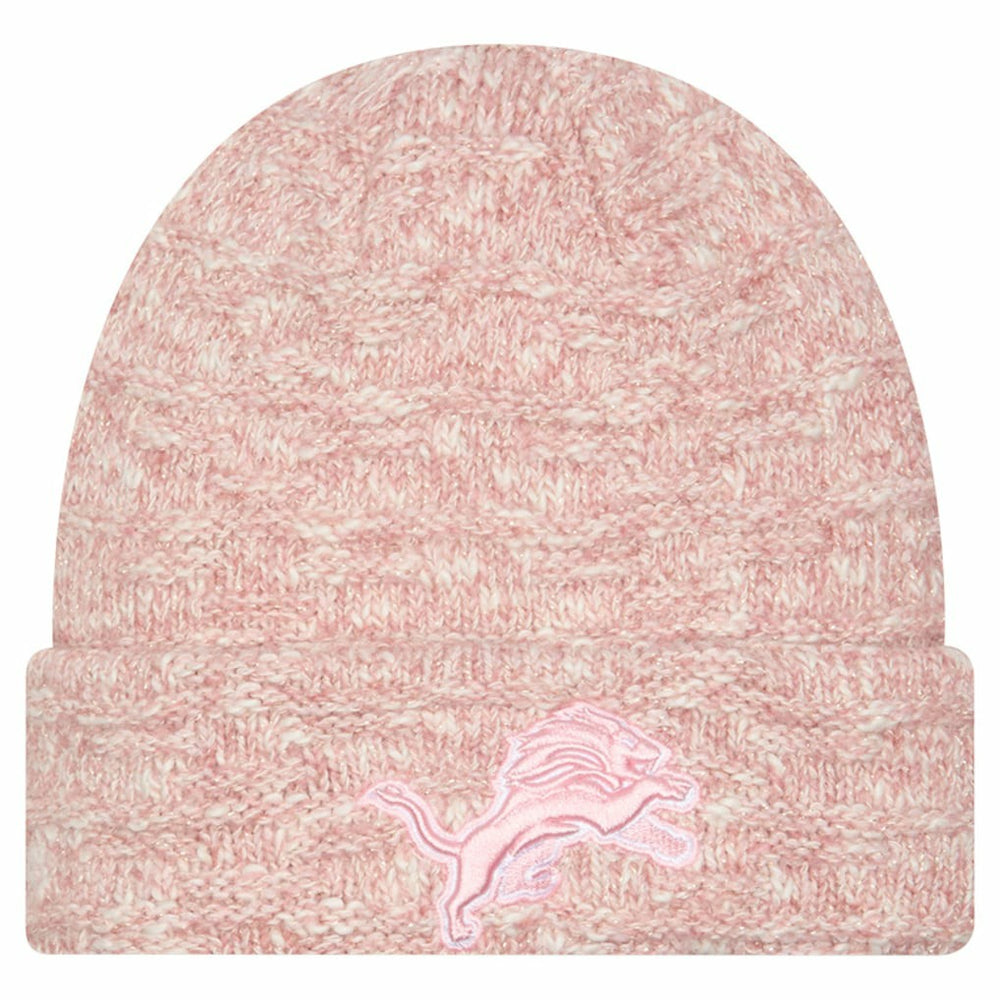 NFL Detroit Lions Women's Metallic Cuffed Knit Hat