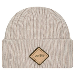 NFL New York Jets Logo Applique Cuffed Knit Hat