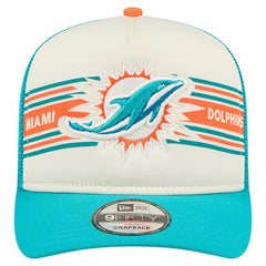 NFL Miami Dolphins Banner A-Frame 9FIFTY Trucker Snapback Hat