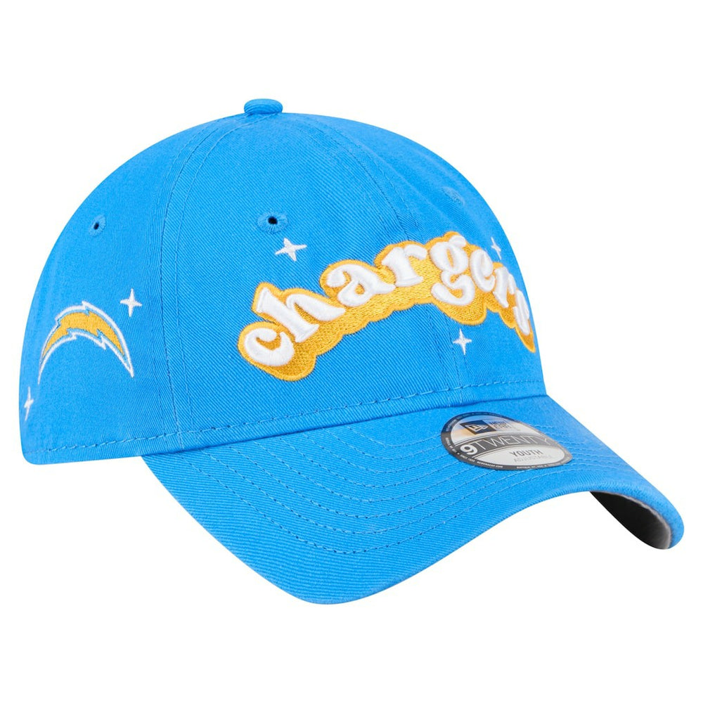NFL Los Angeles Chargers Girls Youth Cheer 9TWENTY Adjustable Hat