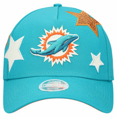 NFL Miami Dolphins Women's Stardom A-Frame 9FORTY Adjustable Hat