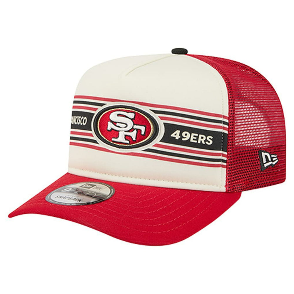 NFL San Francisco 49ers Youth Banner 9FIFTY A-Frame Adjustable Trucker Hat