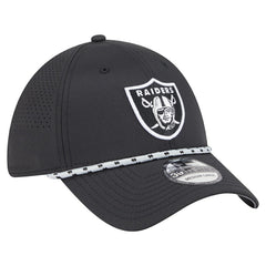 NFL Las Vegas Raiders Perforated 39THIRTY Flex Hat