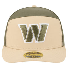 NFL Washington Commanders Two-Tone Color Pack Split Panel 59FIFTY Fitted Hat