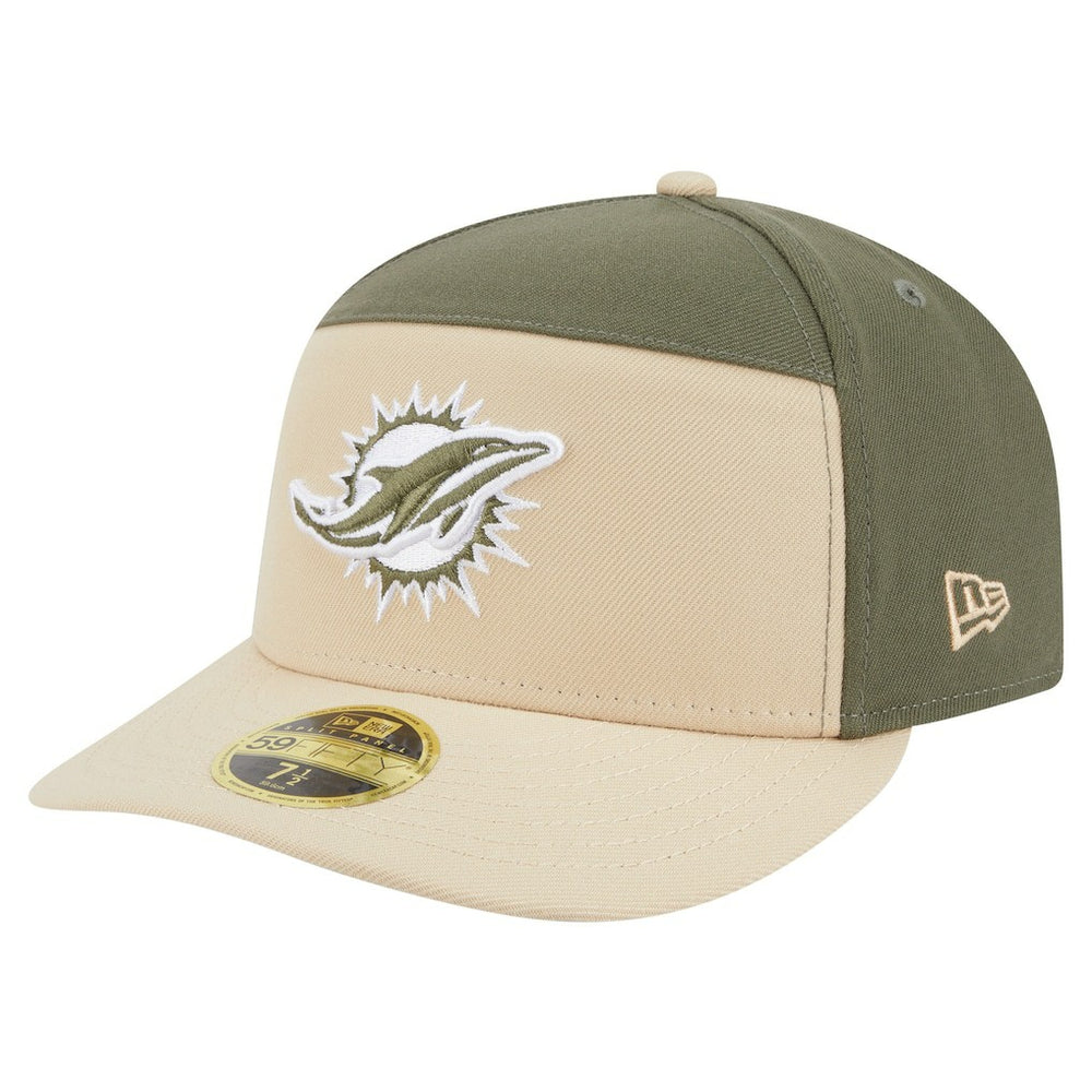 NFL Miami Dolphins Two-Tone Color Pack Split Panel 59FIFTY Fitted Hat