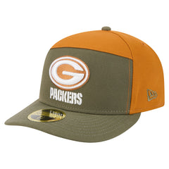 NFL Green Bay Packers Two-Tone Color Pack Split Panel 59FIFTY Fitted Hat