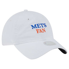 New York Mets Women's Team Fan 9TWENTY Adjustable Hat - White | New Era