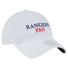 Texas Rangers Women's Team Fan 9TWENTY Adjustable Hat - White | New Era