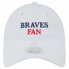 Atlanta Braves Women's Team Fan 9TWENTY Adjustable Hat - White | New Era