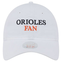 Baltimore Orioles Women's Team Fan 9TWENTY Adjustable Hat - White | New Era