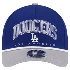 Los Angeles Dodgers Arch 9FORTY A-Frame M-Crown Adjustable Hat - Royal/Gray | New Era